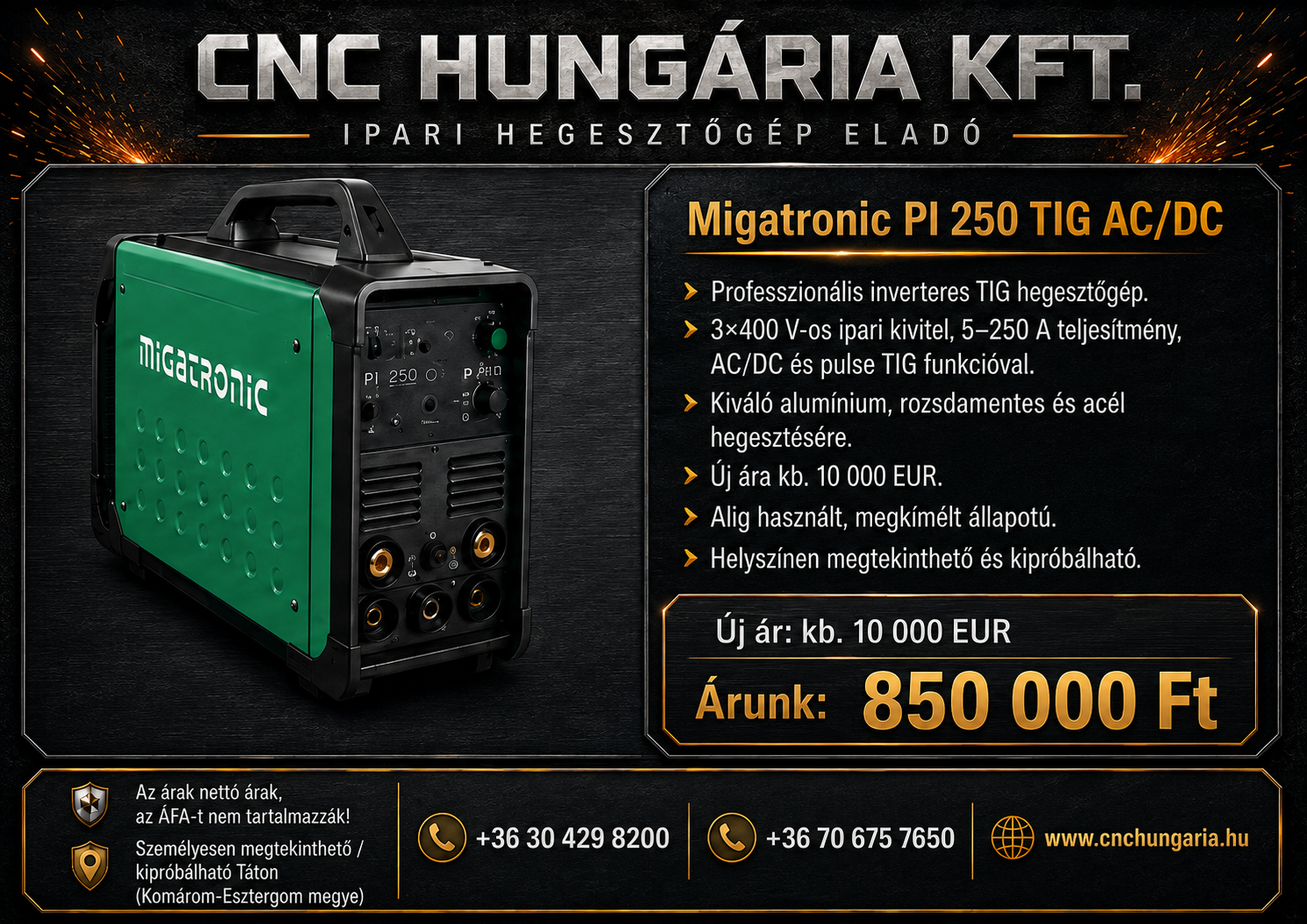 Migatronic PI 250 TIG AC/DC