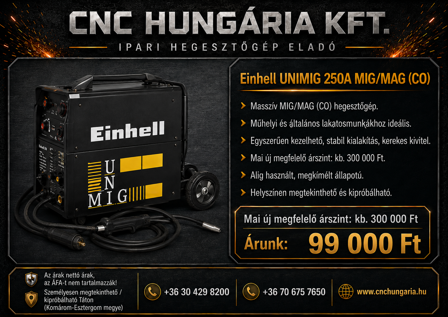 Einhell UNIMIG 250A MIG/MAG (CO)